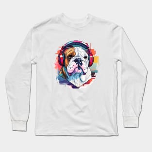 English Bulldog Animal World Pet Dog Loving Fun Long Sleeve T-Shirt